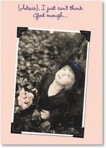 I can't thank God enough for the blessing of you!; James 1 - 1_2001104-P | Leanin' Tree