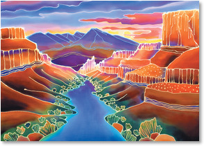 River through a canyon