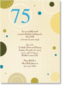 75th Birthday Graphics