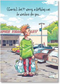 Woman lost in grocery parking lot