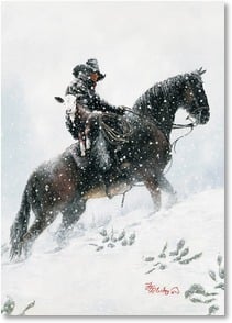 Never too cold for kindness, Never too deep the snow... - 2004019-P | Leanin' Tree