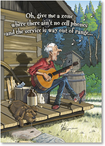 Old man playing guitar on porch with dog