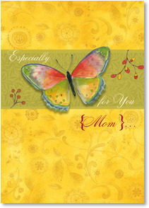 Butterfly and floral pattern