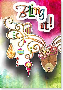 Reindeer with ornaments