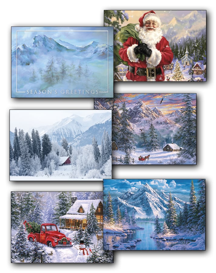 Christmas in the Mountains Card Value Pack