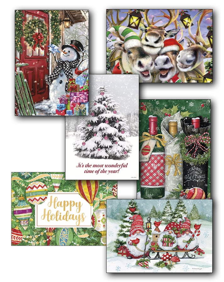 Holiday Cheer Christmas Card Value Pack