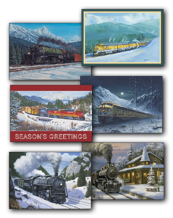 Trains Christmas Card Value Assortment