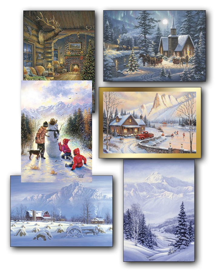 Christmas in the Mountains Card Value Assortment