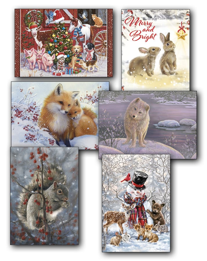 Christmas Critters Card Value Assortment