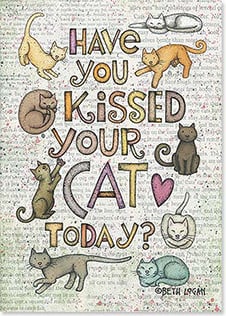 Have You Kissed Your Cat text w cats