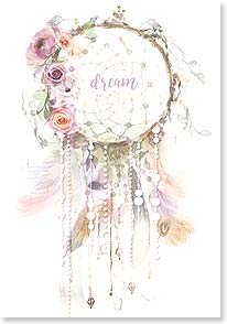 Pretty dreamcatcher with roses
