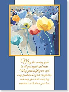 Contemporary painting of flowers