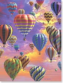 Hot air balloons