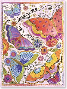 Colorful butterflies and flowers