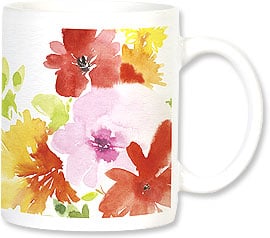 PINK, ORANGE, AND YELLOW FLOWERS