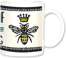 bee with crown
