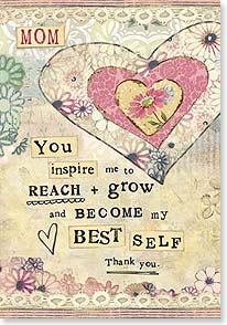Heart with scrapbook text