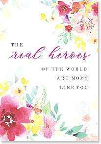 Watercolor flowers and typography