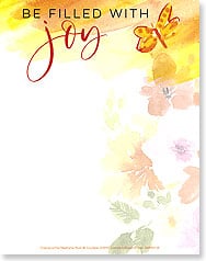 Text with butterfly and flower border
