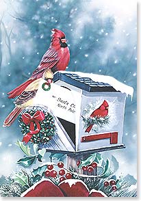 Cardinals take letter from mailbox