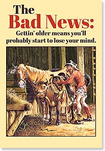 COWBOY IN BOXERS with STEER AND HORSE